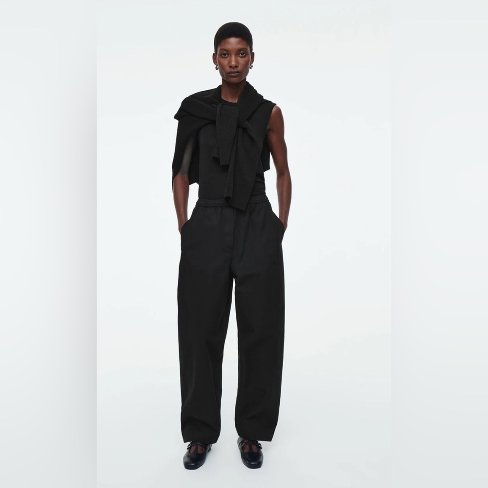 COS Barrel Leg Pleated Pant US6 (fits US4)